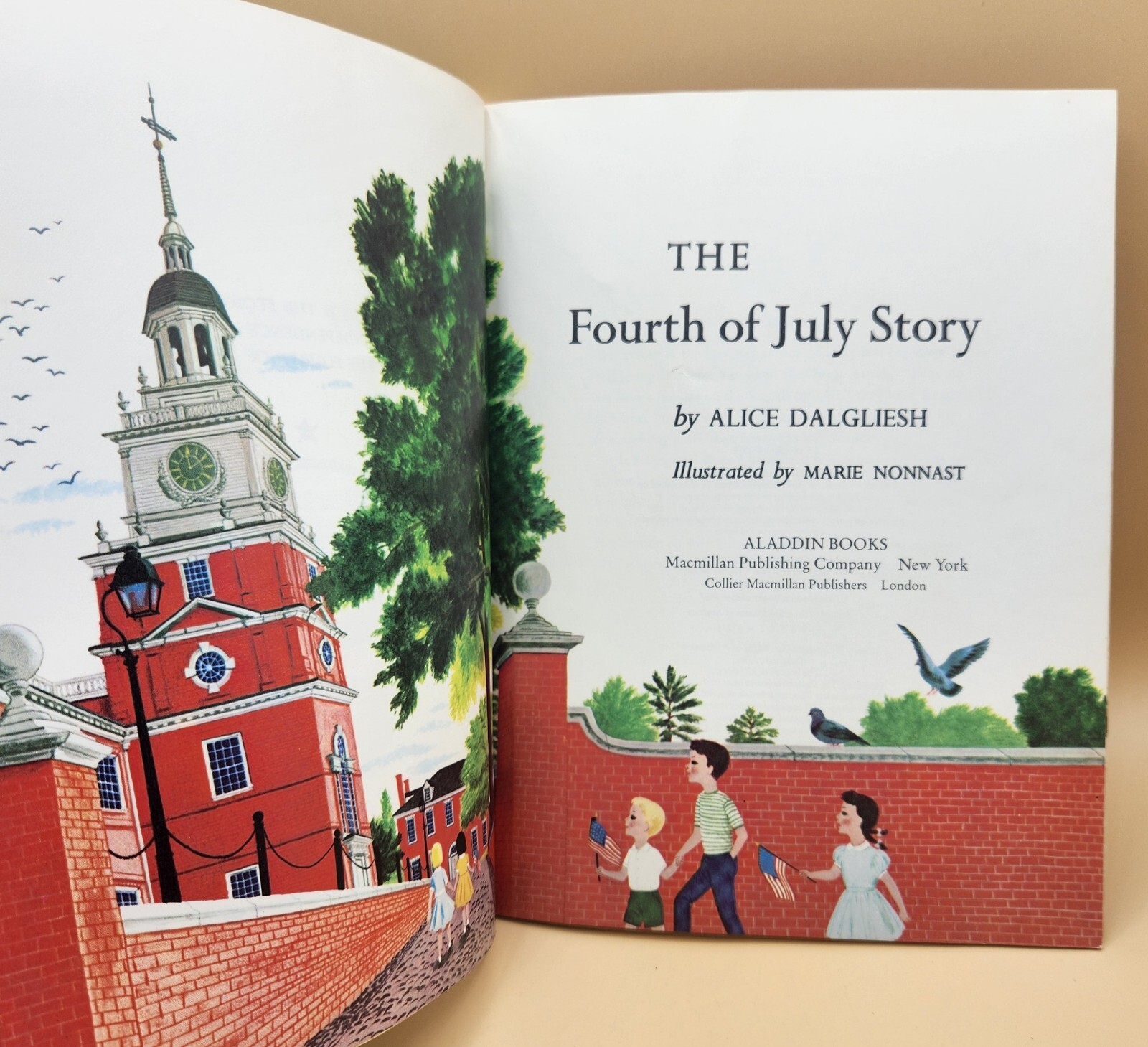 Vintage 1987 The FOURTH OF JULY STORY – Paperback By Alice Dalgliesh – GOOD