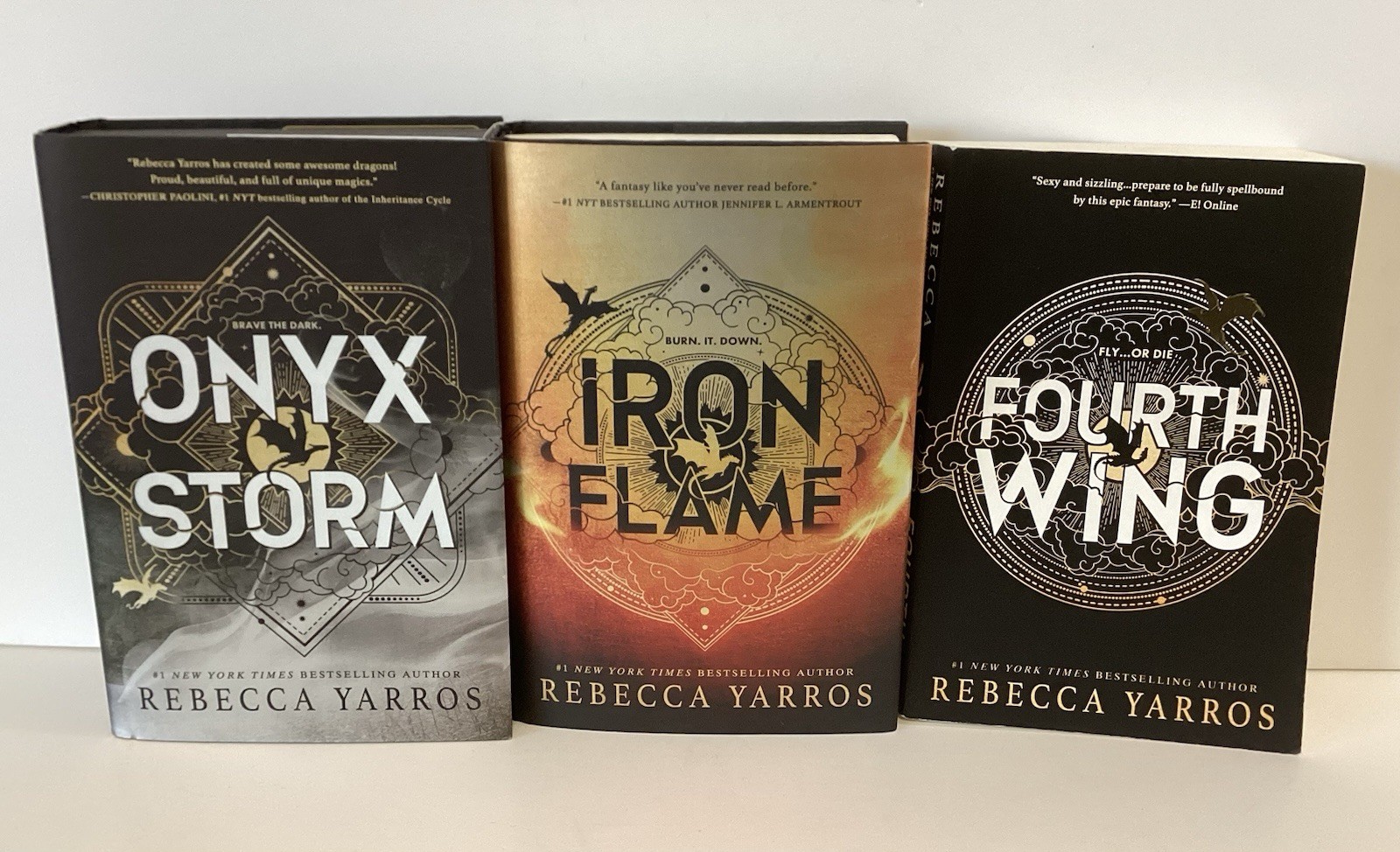 Rebecca Yarros THE EMPYREAN Complete Series Set 1-3 (2 Hardcover/1 Softcover)