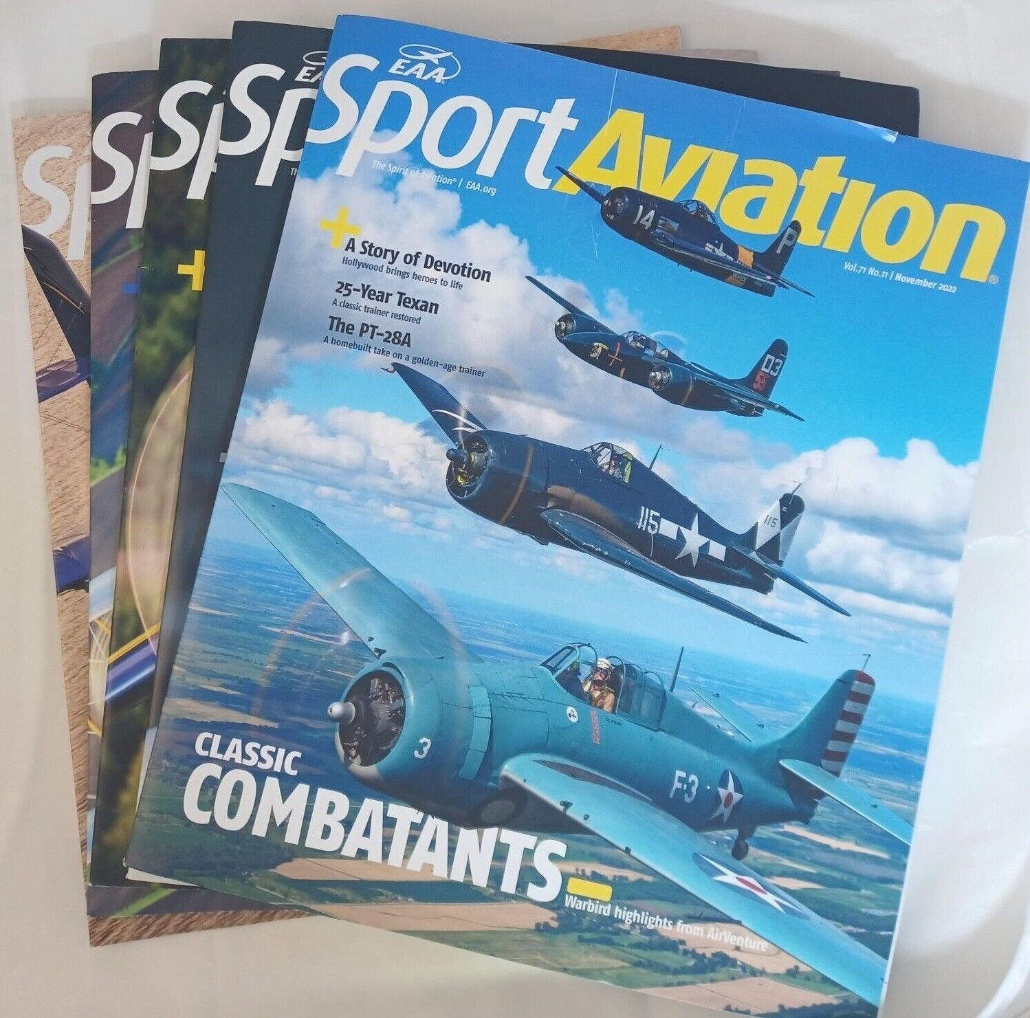 EAA Sport Aviation Magazine 2023,2022,2021,2020,2019 The Spirit of Aviation