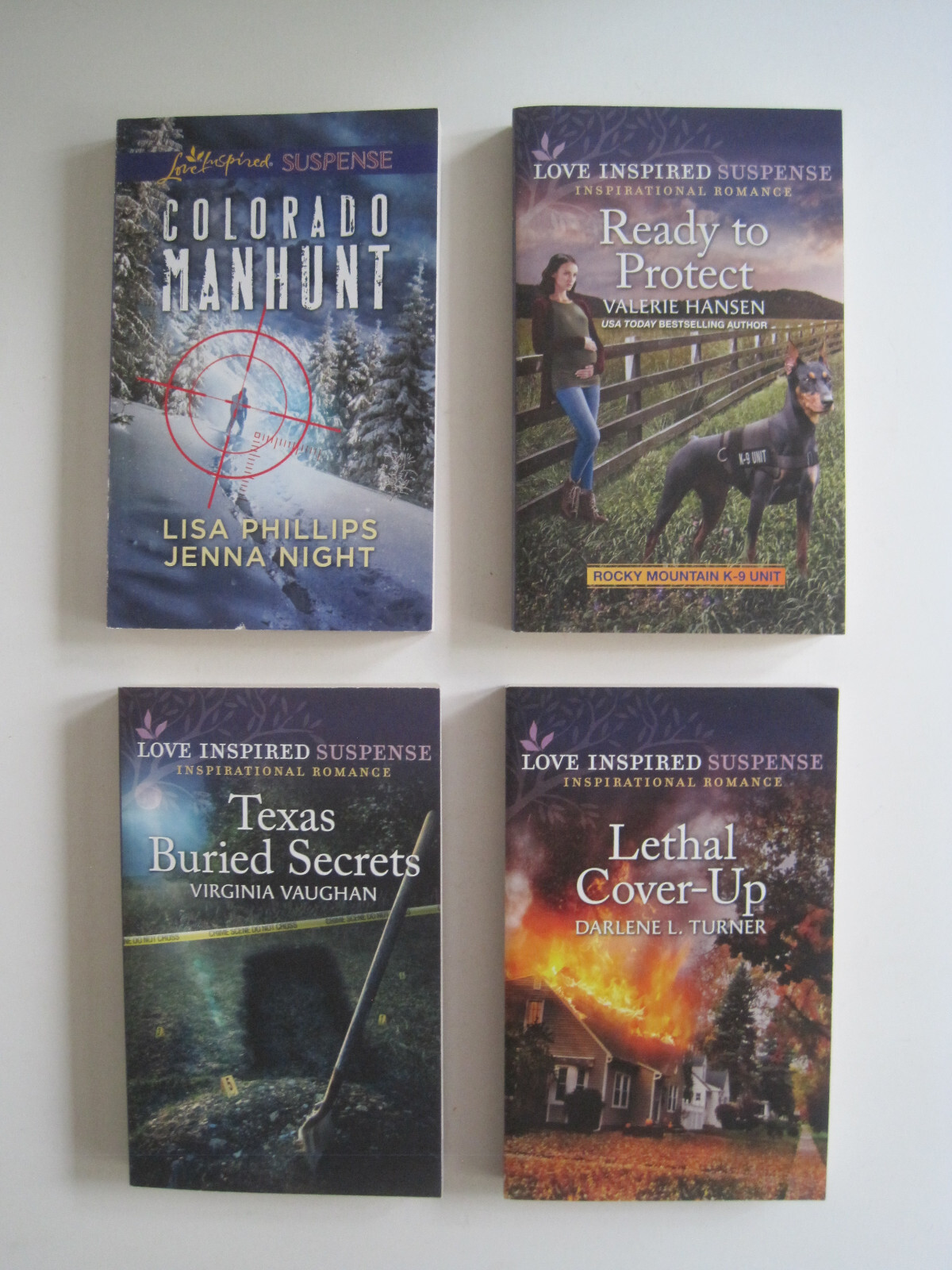 Lot of 77 unread Love Inspired Suspense Inspirational Romance paper back books