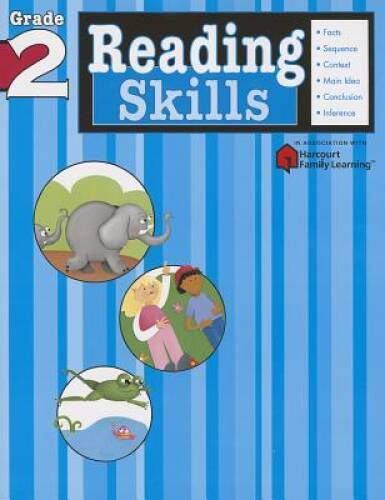 Reading Skills: Grade 2 (Flash Kids Harcourt Family Learning) – VERY GOOD