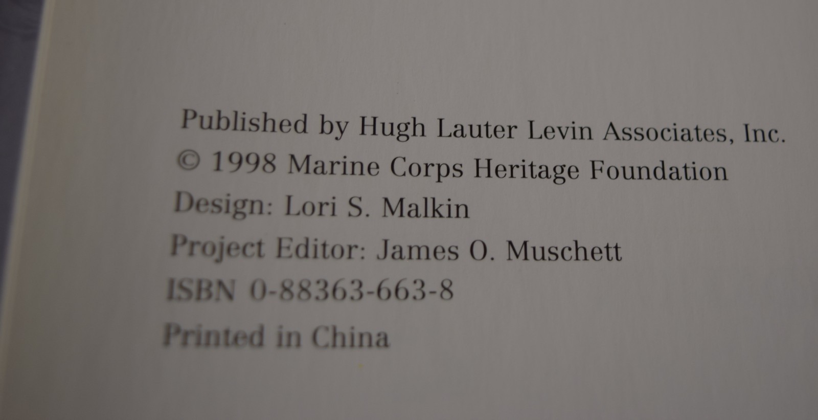 The Marines Hardcover Book Marine Corps Heritage Foundation