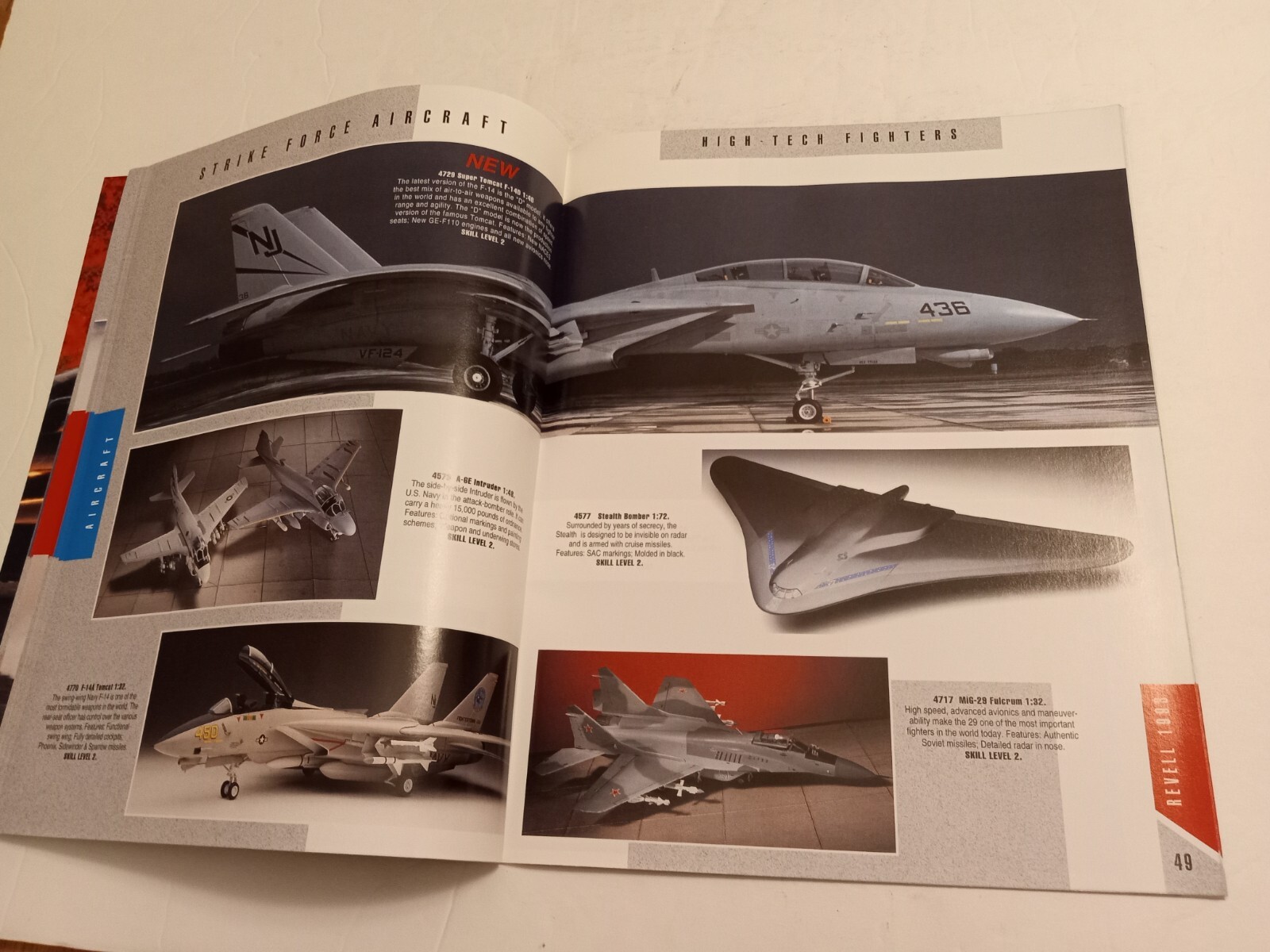 Revell 1993 Model Kits Catalog SPORTS CARS, AIRCRAFT, TRUCKS, NASA SPACE PROGRAM
