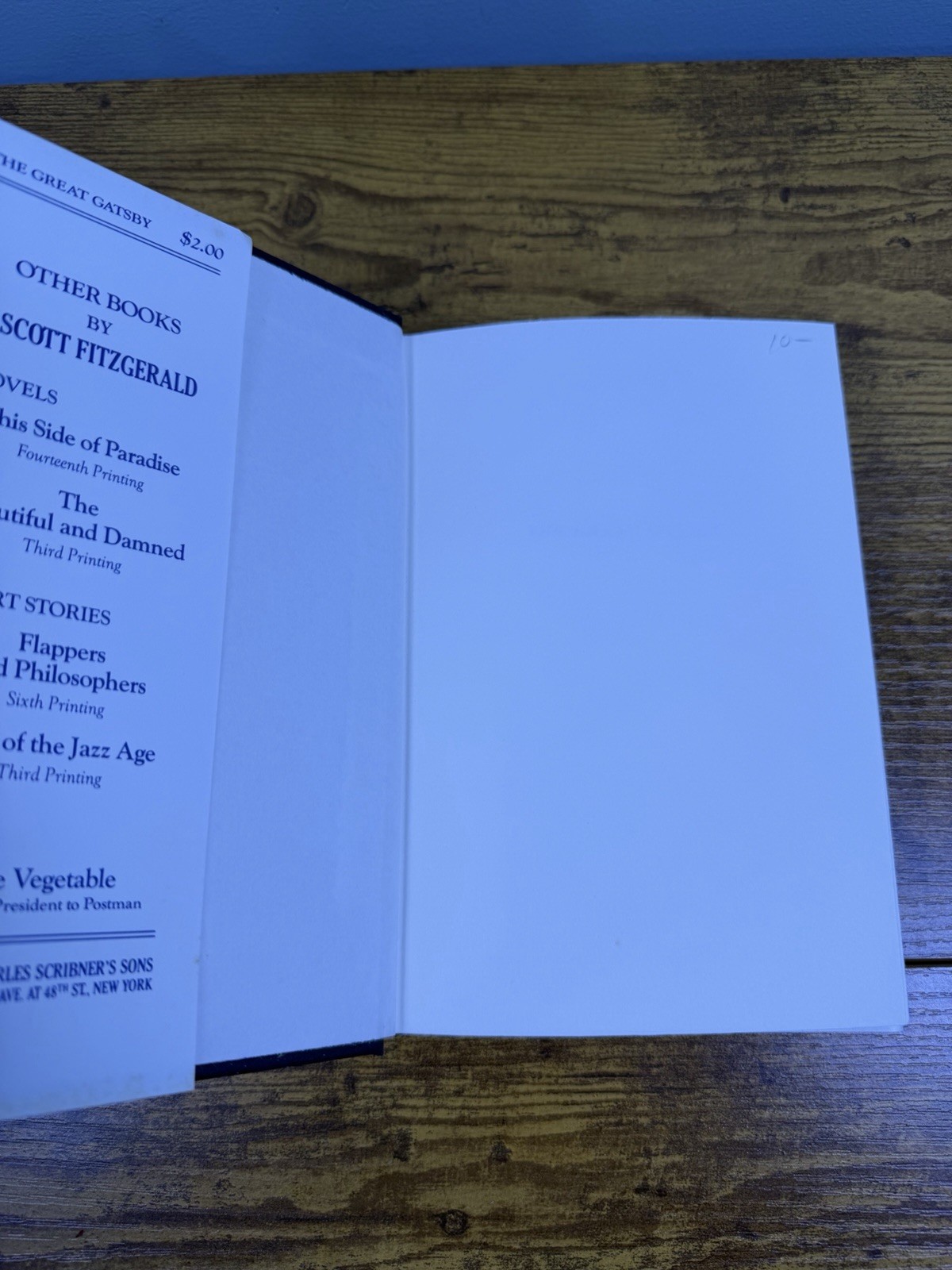 The Great Gatsby F Scott Fitzgerald 1953 1st Ed Reprint 1923 HC Dust Jacket