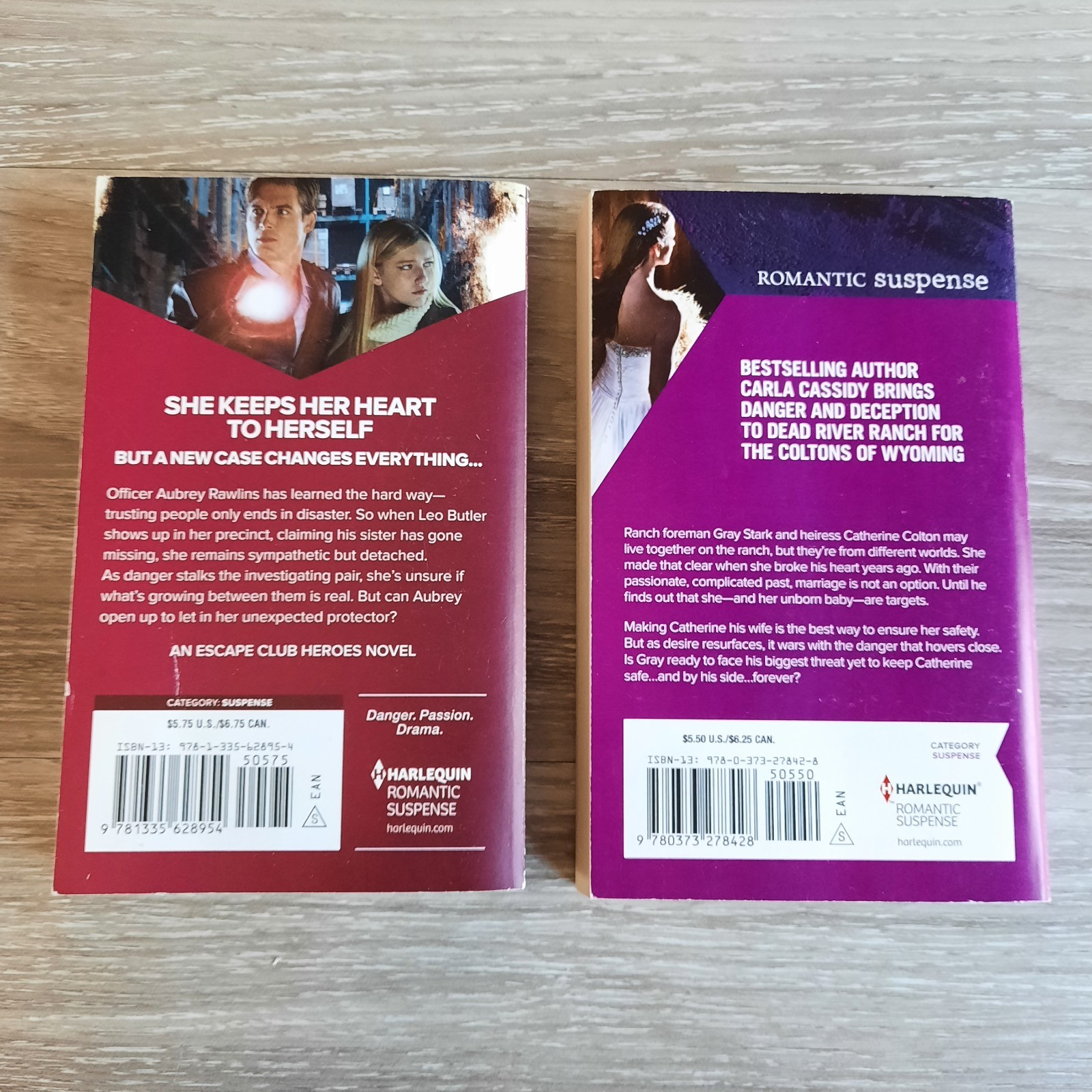 Harlequin Romantic Suspense Lot of 16 Large Print PB Books – Cowboys, Secrets