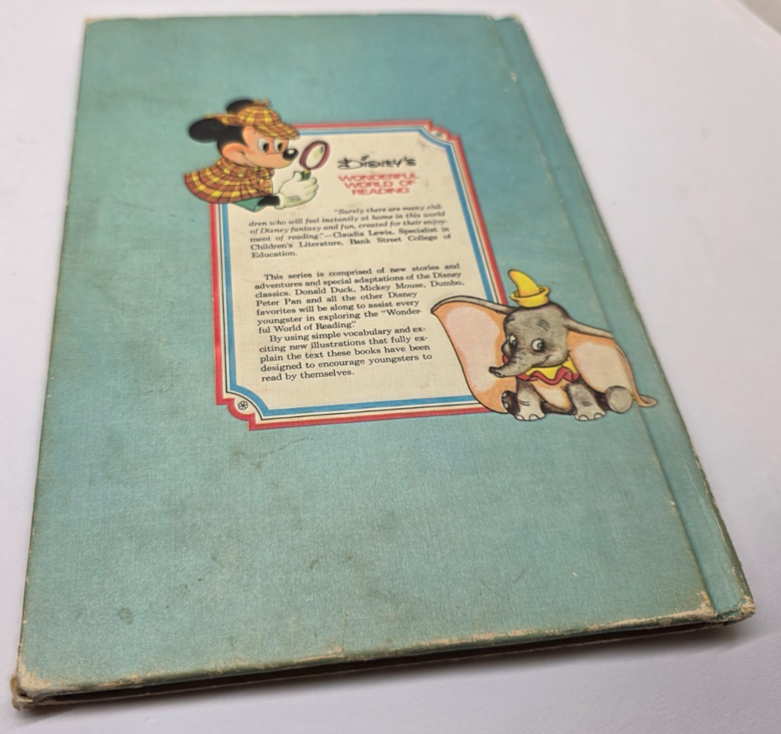 Vintage 1974 Disney Peter And The Wolf Hardcover Book Random House