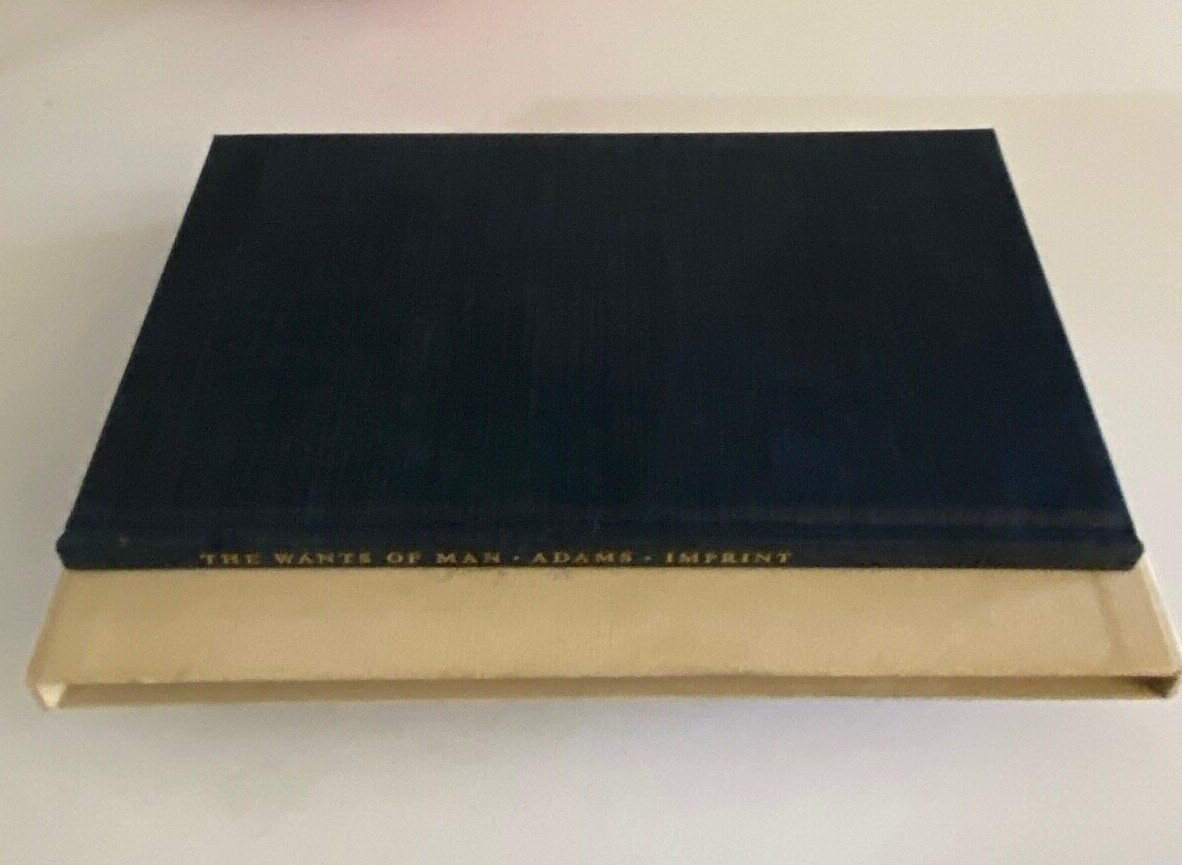 John Q. Adams THE WANTS OF MAN ~ Special Edition Book ~ Limited Editions Members