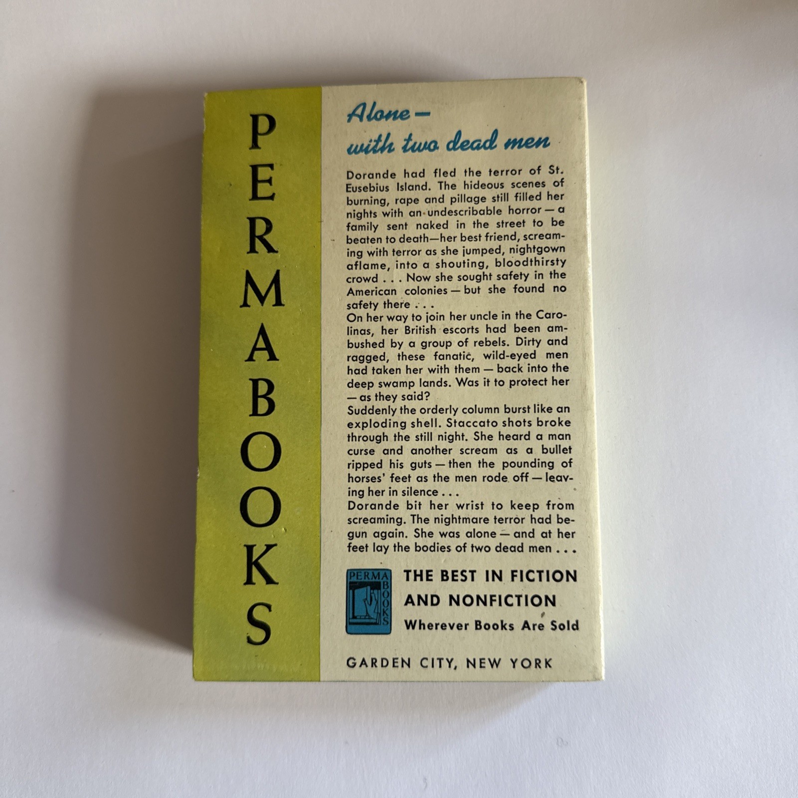 Phantom Fortress. 1952 Bruce Lancaster. PermaBooks 249 Paperback. 384 pages.