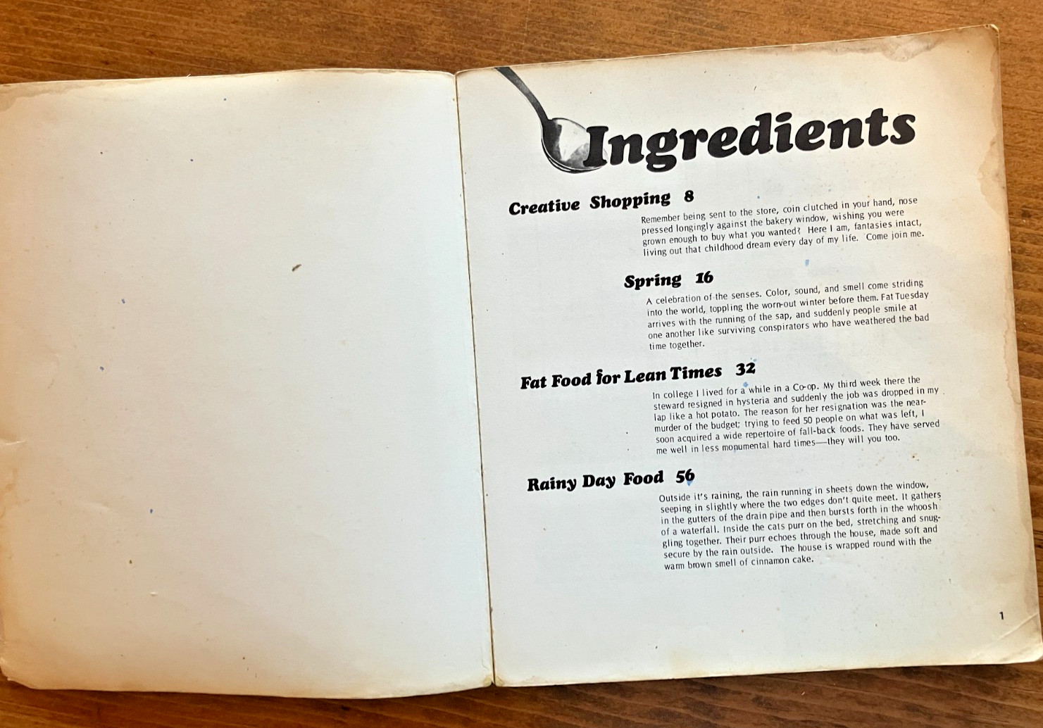 Mmmmm: A Feastiary by Ruth Reichl 1st edition 1972 Softcover RARE Cookbook