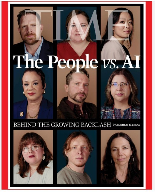 TIME Magazine (US) Issue March 2026 / THE PEOPLE VS AI