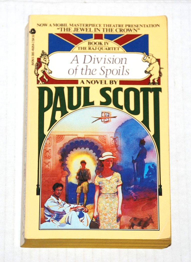 PAUL SCOTT The Raj Quartet AVON Books First Printing 1979 Paperback Set of 4