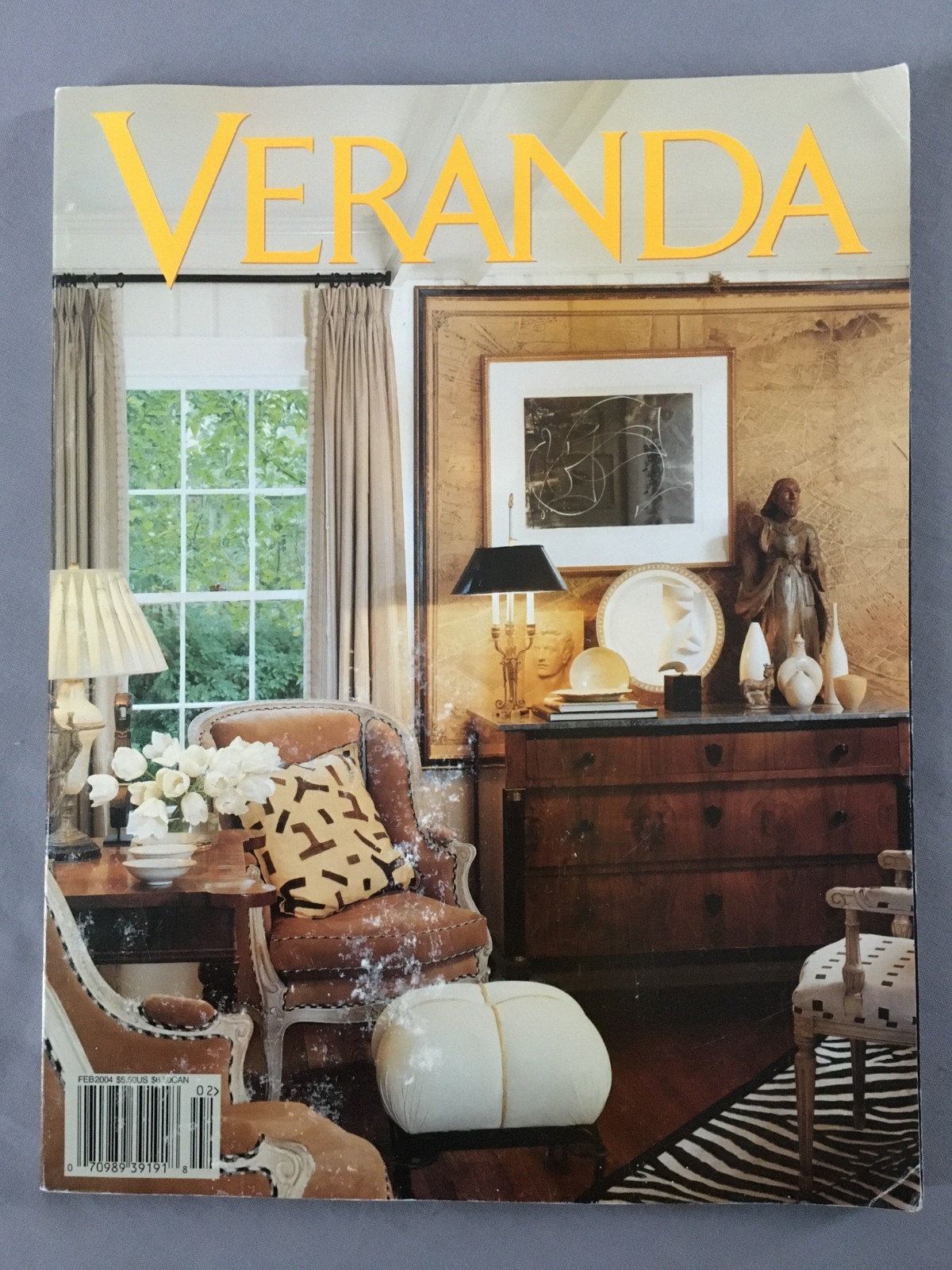 8 Magazine Lot Elle Decor-2022 House Beautiful-2003 & 2022 Veranda-2004