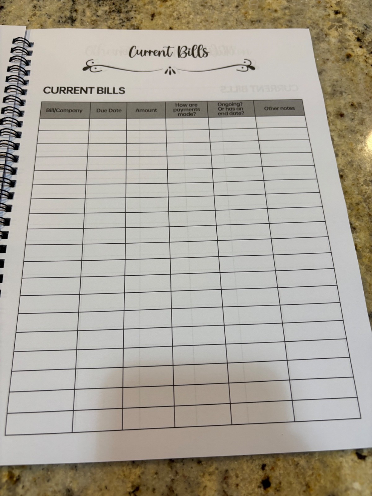 My Final Wishes – When I am Gone – End of Life Planner – 82 Pages – $7.99
