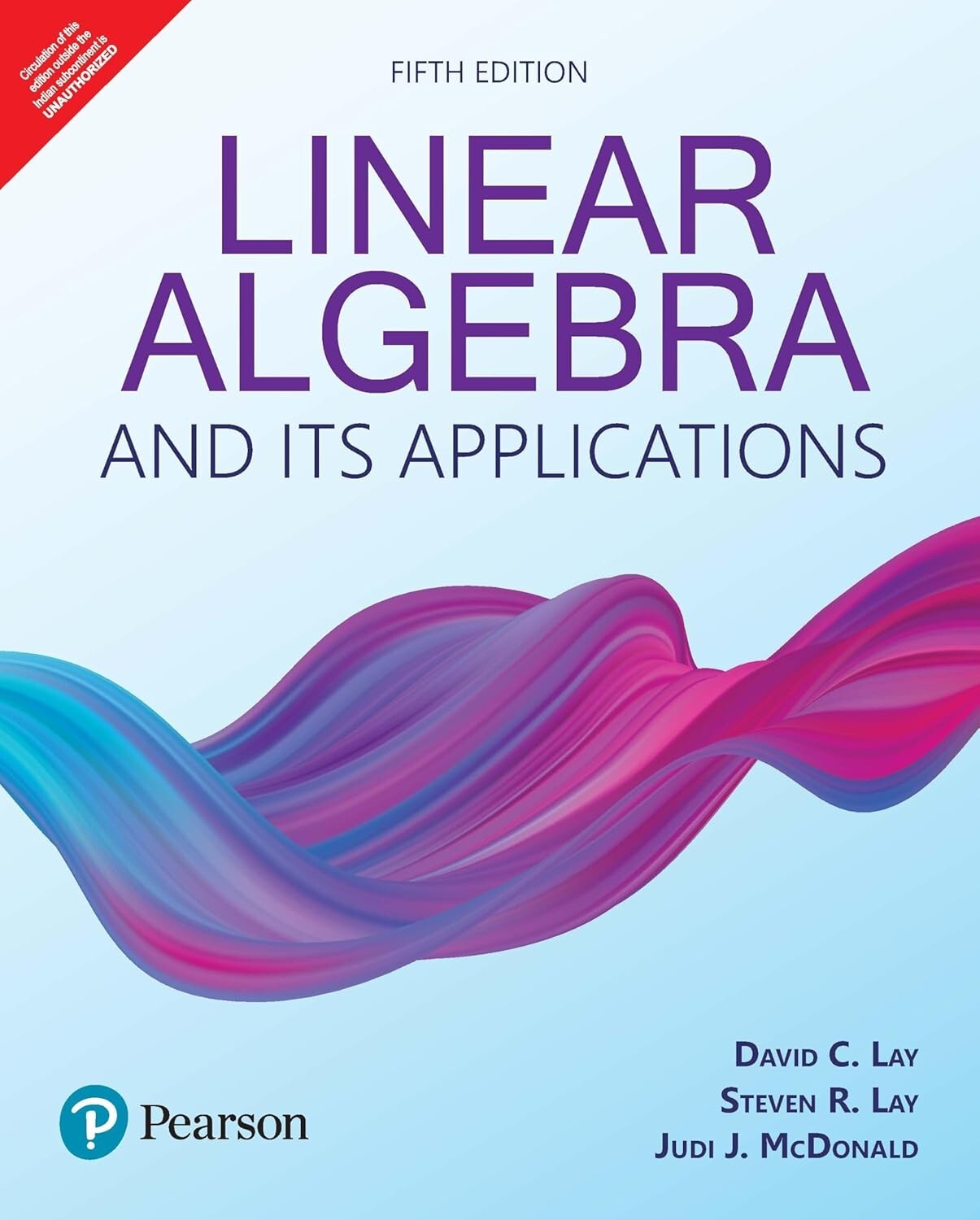 LINEAR ALGEBRA AND ITS APPLICATIONS,5ED DAVID LAY-NEW. IMPORT FEES PAID,DDP SHIP