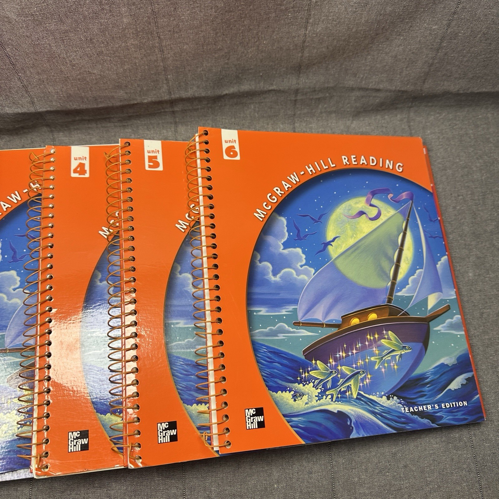 McGraw-Hill Reading Grade 5: Units 1-6 Complete Spiral-bound, by Flood Dr. James