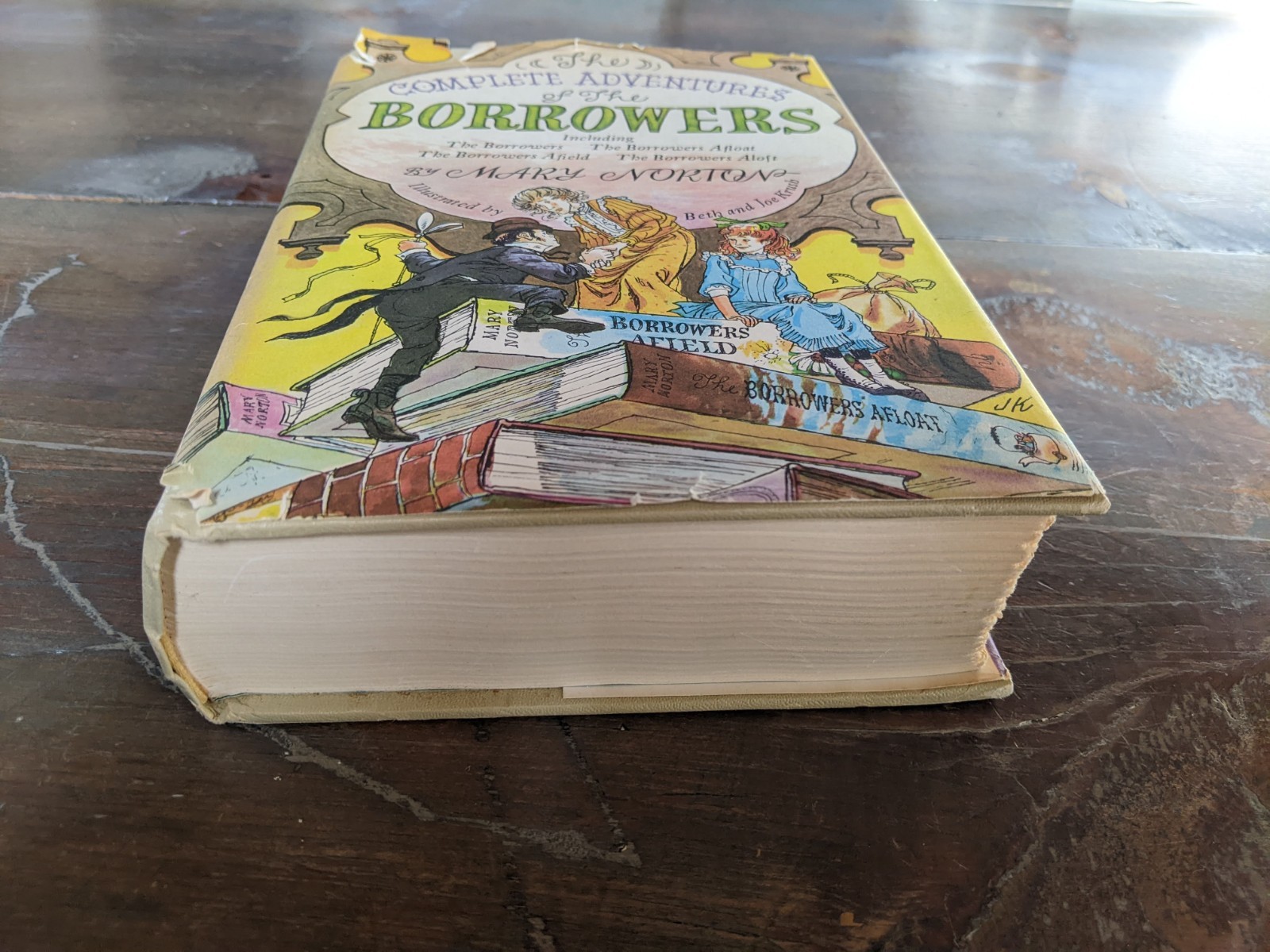 The Complete Adventures of the Borrowers by Mary Norton HC DJ 1967 Book Club BCE
