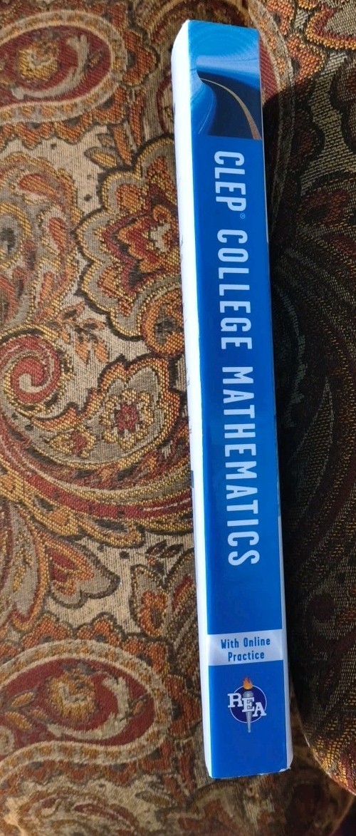 CLEP® College Mathematics, 4th Ed. , Book + Online, 382 Pages.
