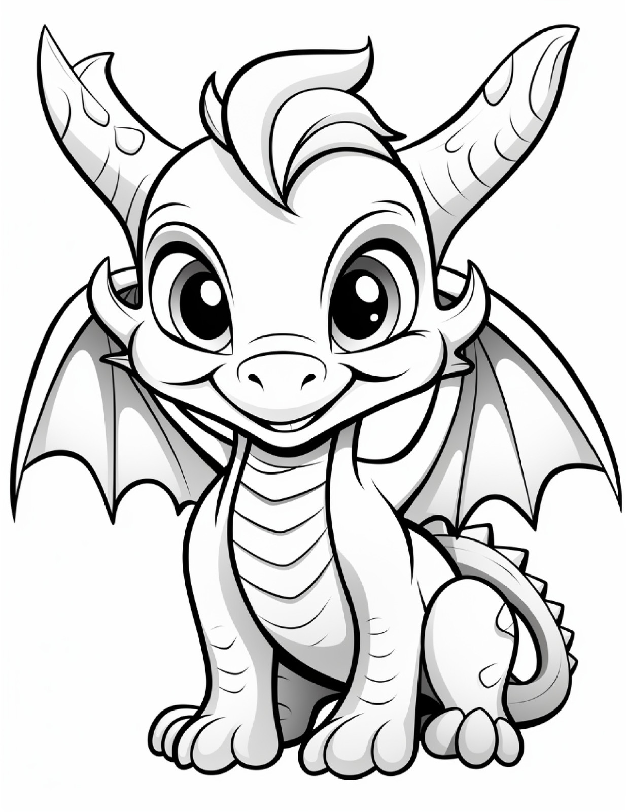 Baby Dragons Coloringbook geat fun for everone and all ages