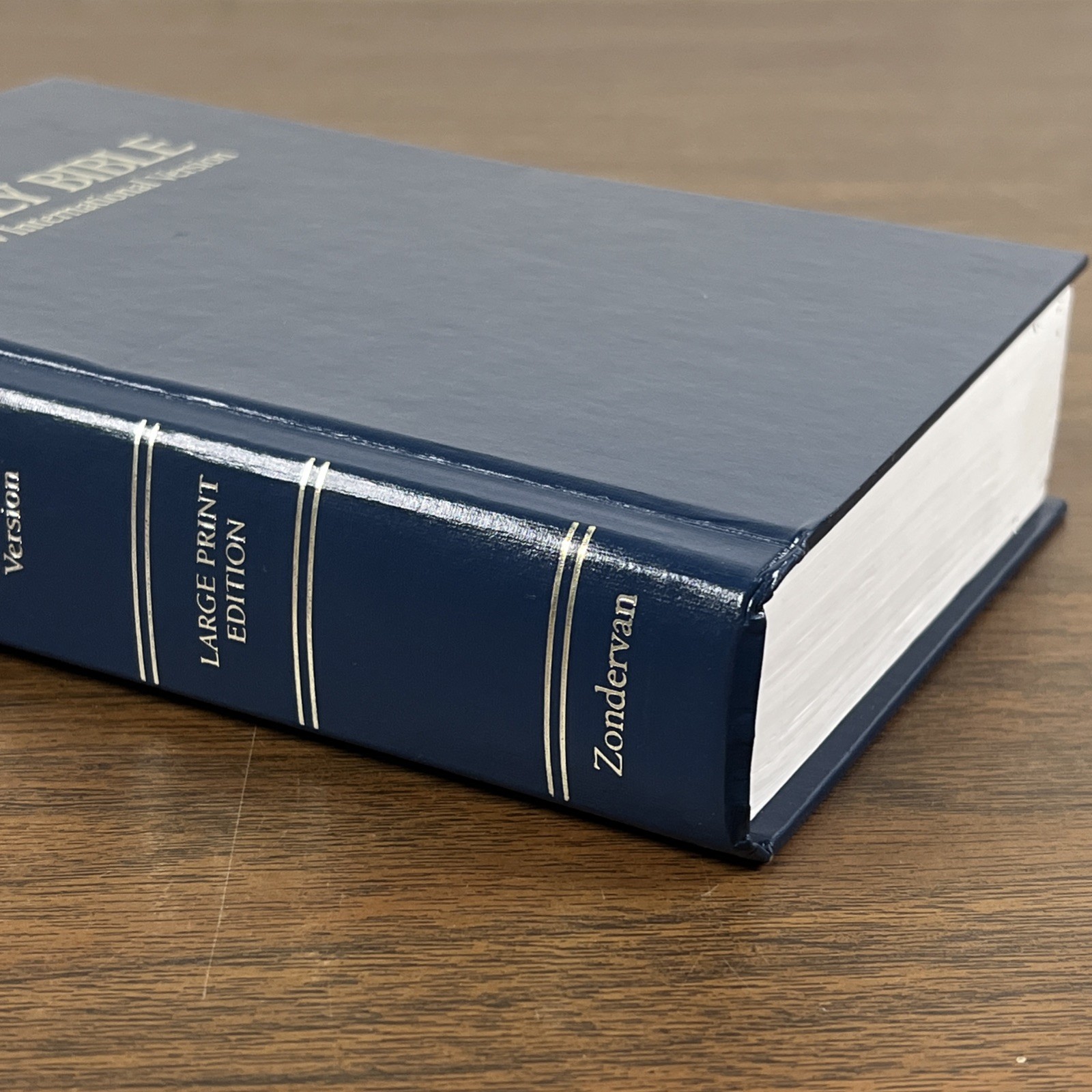Holy Bible NIV Large Print Edition Zondervan 1985 HC New International Version