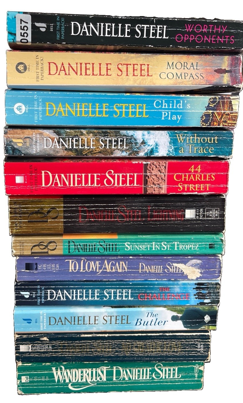 Danielle Steel Lot Of 12 Books. Paperback. Romance