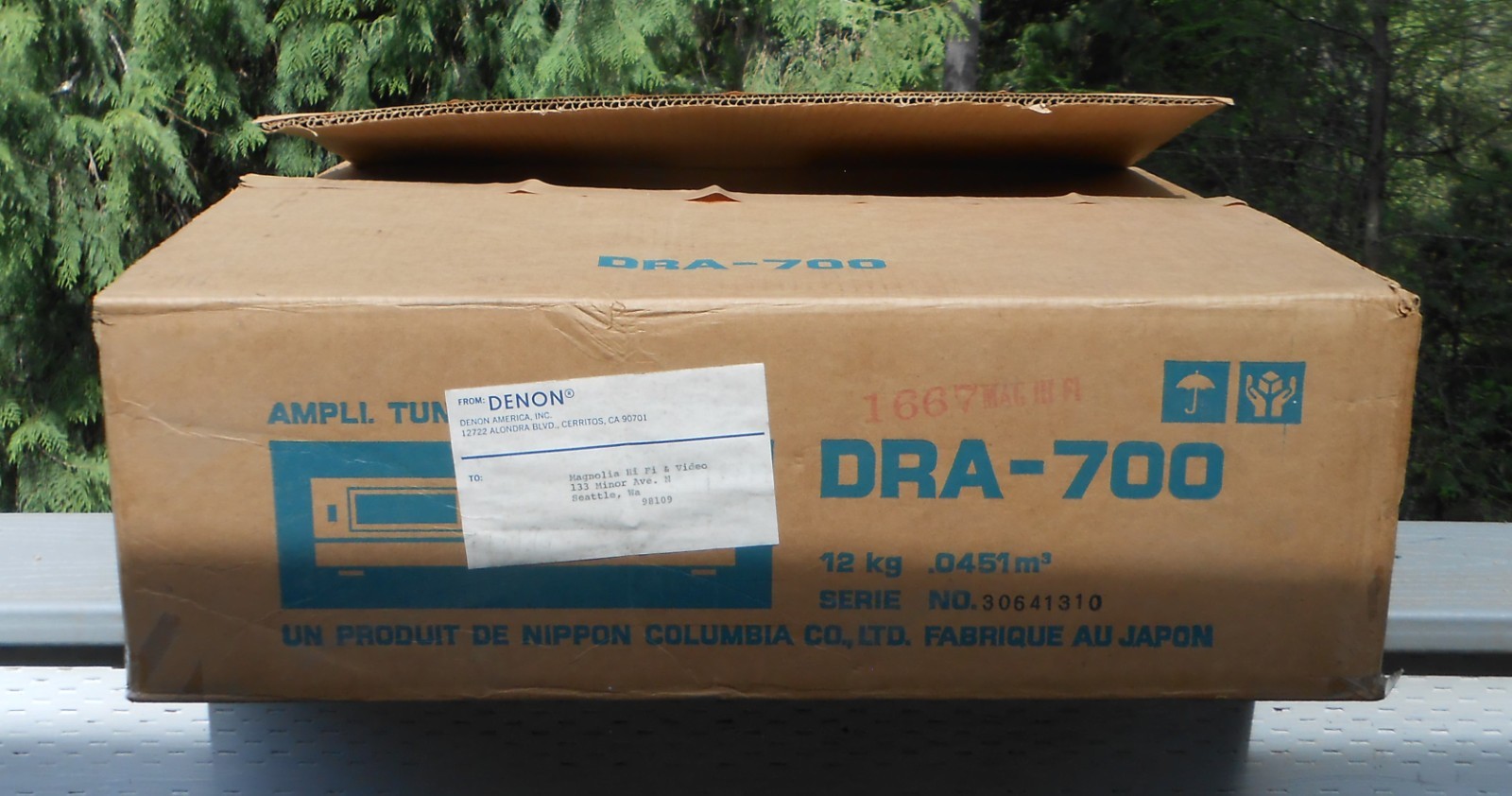Denon DRA-700 Receiver Original Box