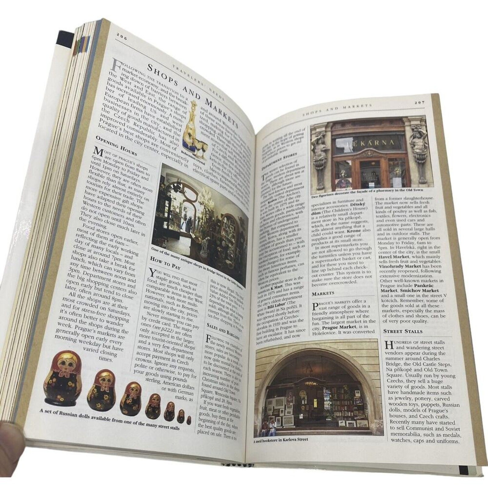 Prague: DK Eyewitness Travel Guides 1st American Ed. 1994 Maps Photos 264 Pages