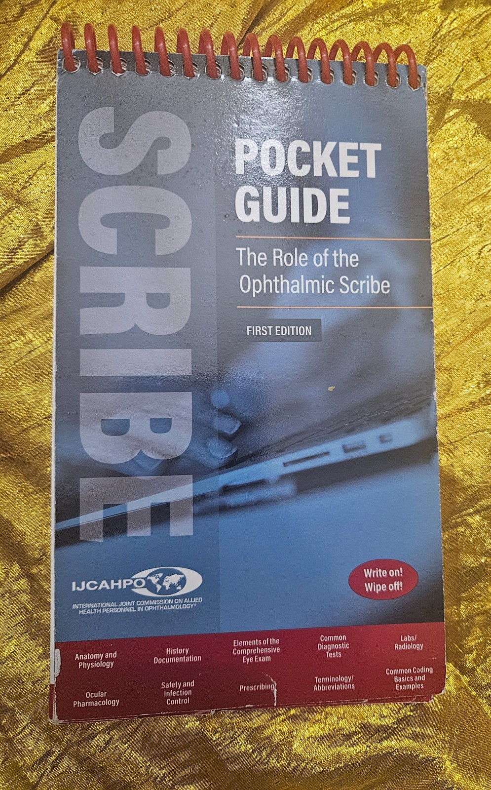 SCRIBE Pocket Guide THE ROLE OF THE OPHTHALMIC SCRIBE First Edition Book (2019)