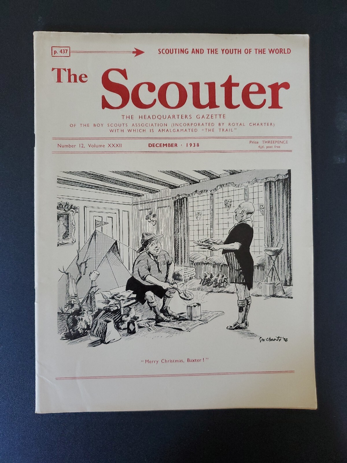 *Import* United Kingdom Lot Of 12 The Scouter Magazine 1938 Boy Scouts Magazine