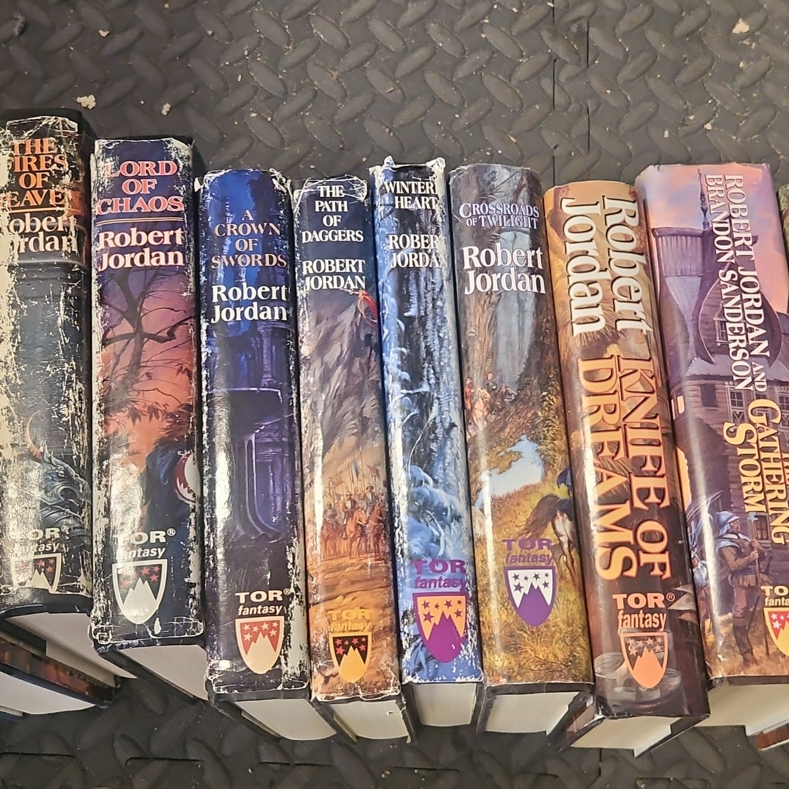 Robert Jordan/Brandon Sanderson Wheel of Time Hardcover Lot Tor DJ