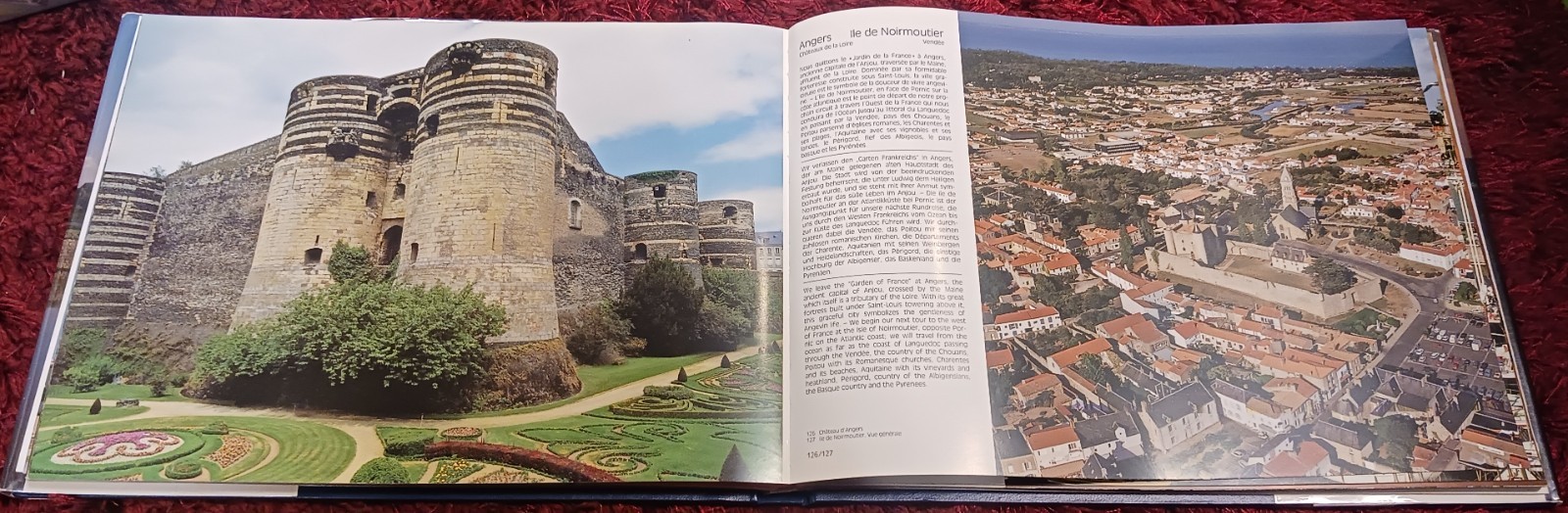 PANORAMIC FRANCE: Ex-Library Hardcover w/Dust Jacket Book- 1995