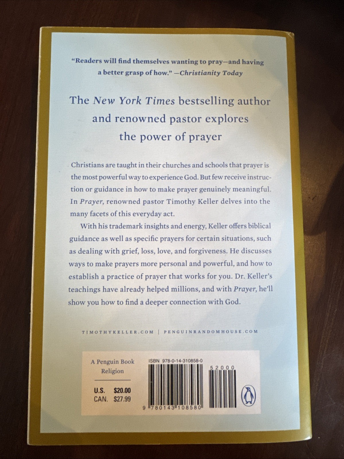 Prayer: Experiencing Awe and Intimacy with God by Timothy Keller: NEW Never Open