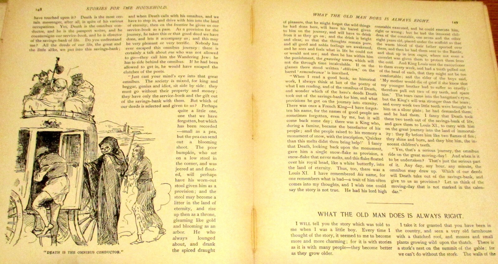1903 Hans Christian Andersen’s Stories For The Household H/C 284 Pages