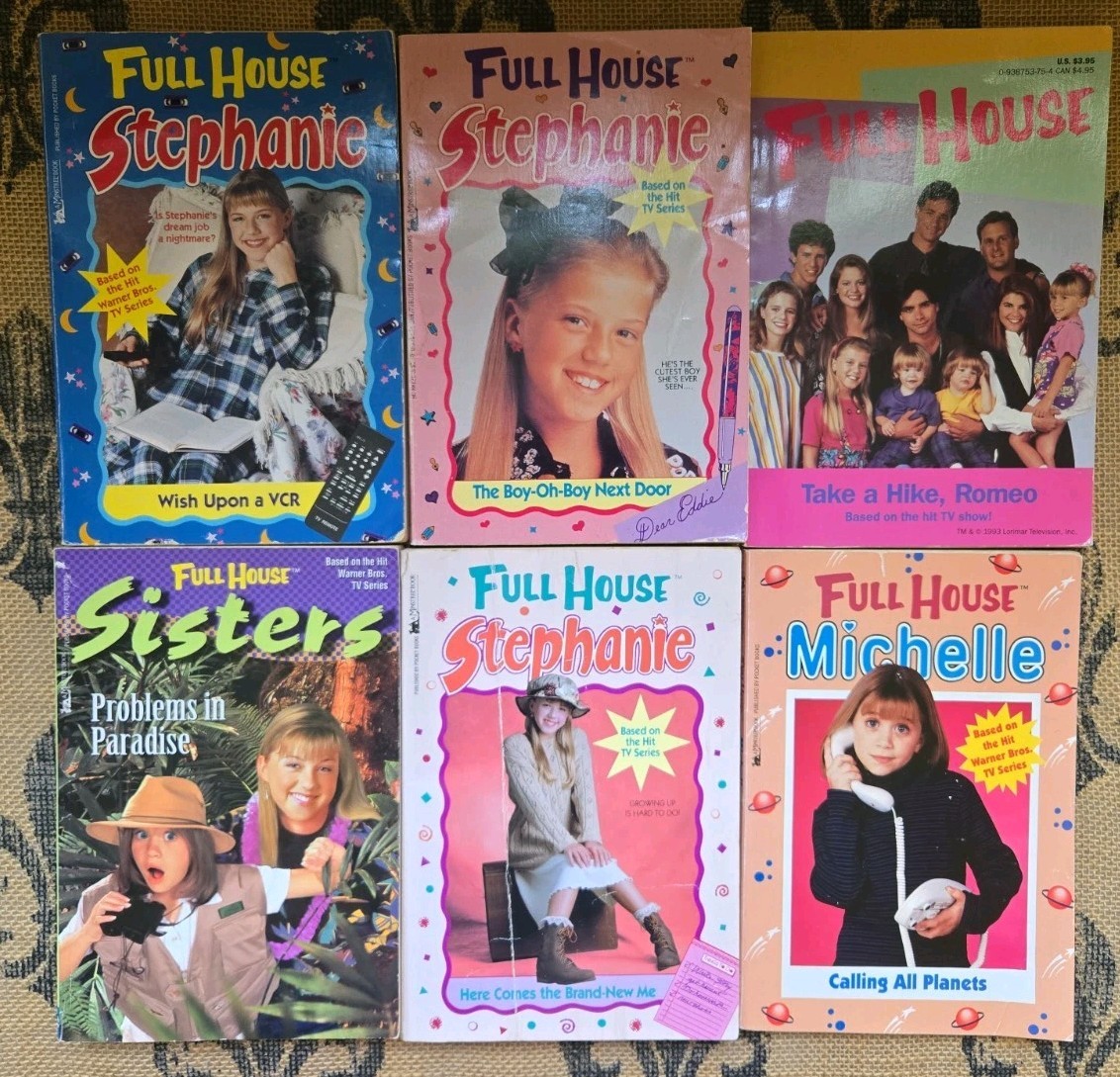 90s Full House TV Show Teen Book Lot – Stephanie and Michelle
