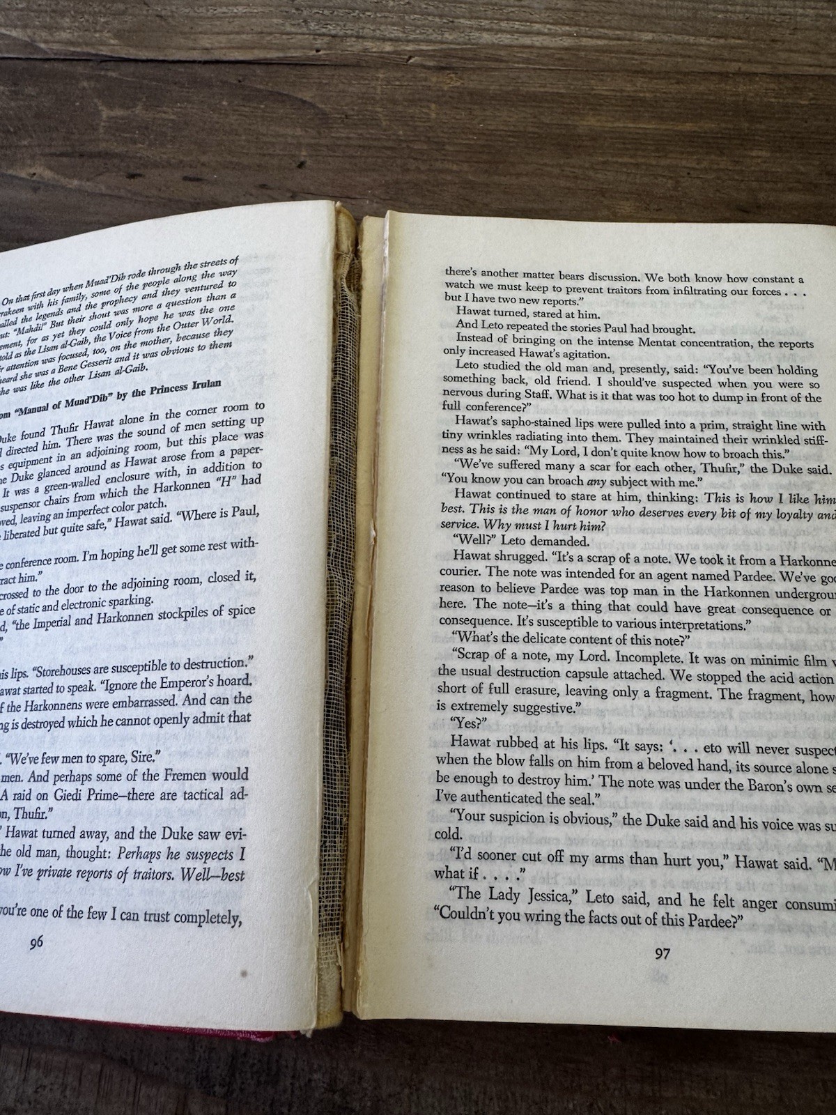 Frank Herbert Dune Hardcover Book Club Edition (BCE) 47M Gutter Code Reading Cop