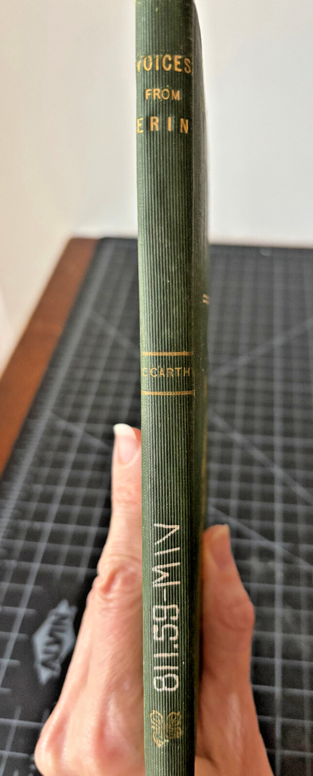 Irish Poetry Book 1906 First Edition Inscribed Author Denis McCarthy Angel Guard