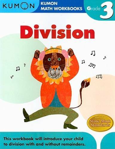 Grade 3 Division (Kumon Math Workbooks) – Paperback By Kumon Publishing – GOOD