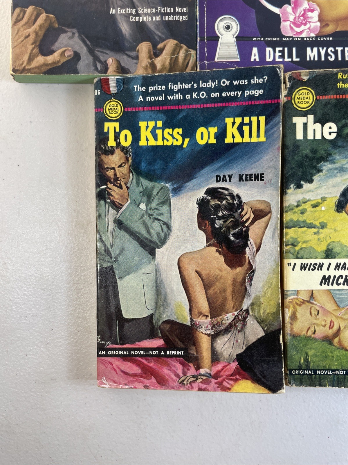 RARE Pulp Novel Pocket Book Paperback Lot Mystery Science Fiction Murder 20G79