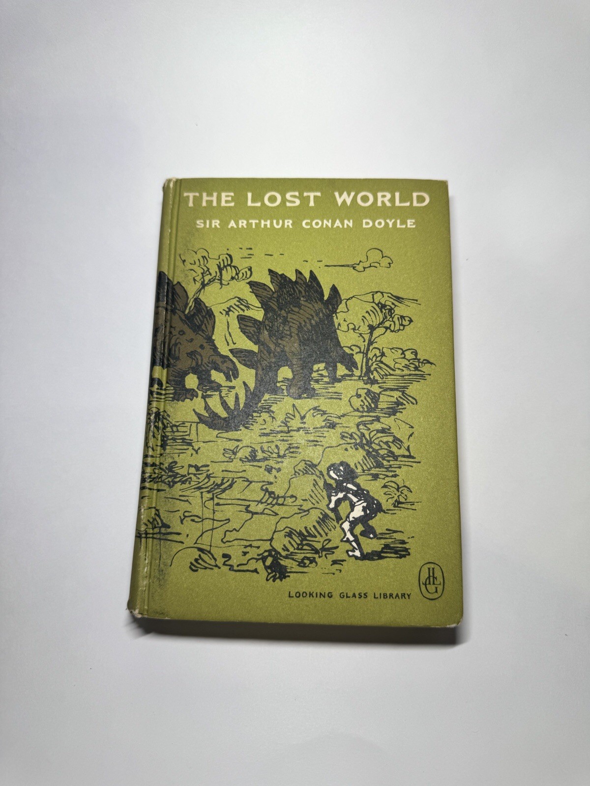 VTG Sir Arthur Conan Doyle The Lost World Dinosaur Looking Glass Library 1959