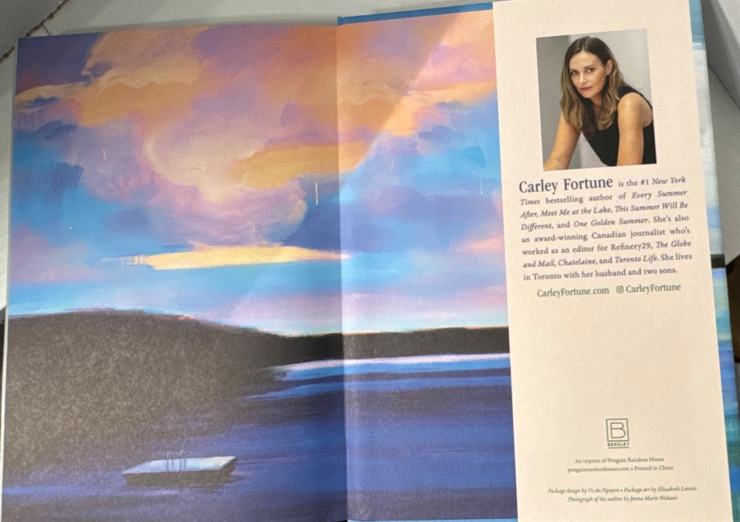 Every Summer After by Carley Fortune Deluxe Collector’s Edition Hardcover