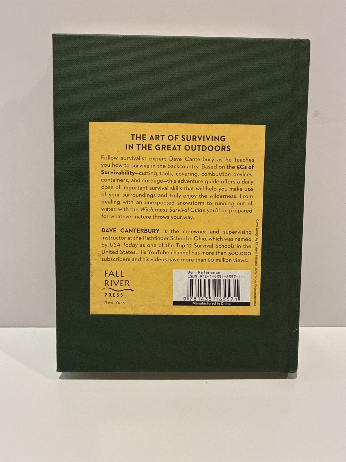 Wilderness Survival Guide Dave Canterbury Hardcover Book 2015