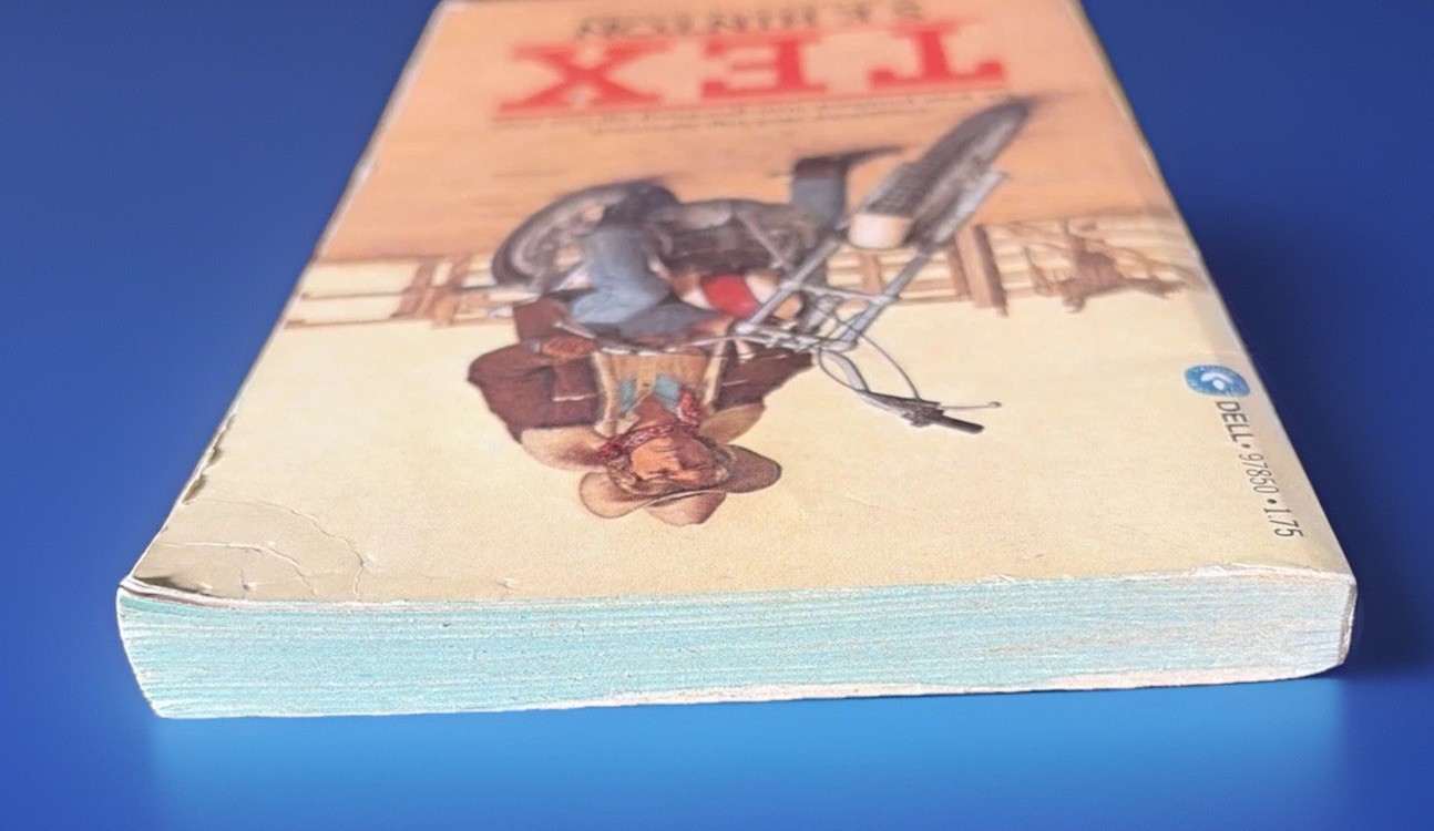 Vintage TEX by S. E. Hinton ~ Alternate Cover Edition ISBN 0-440-97850-5 HTF
