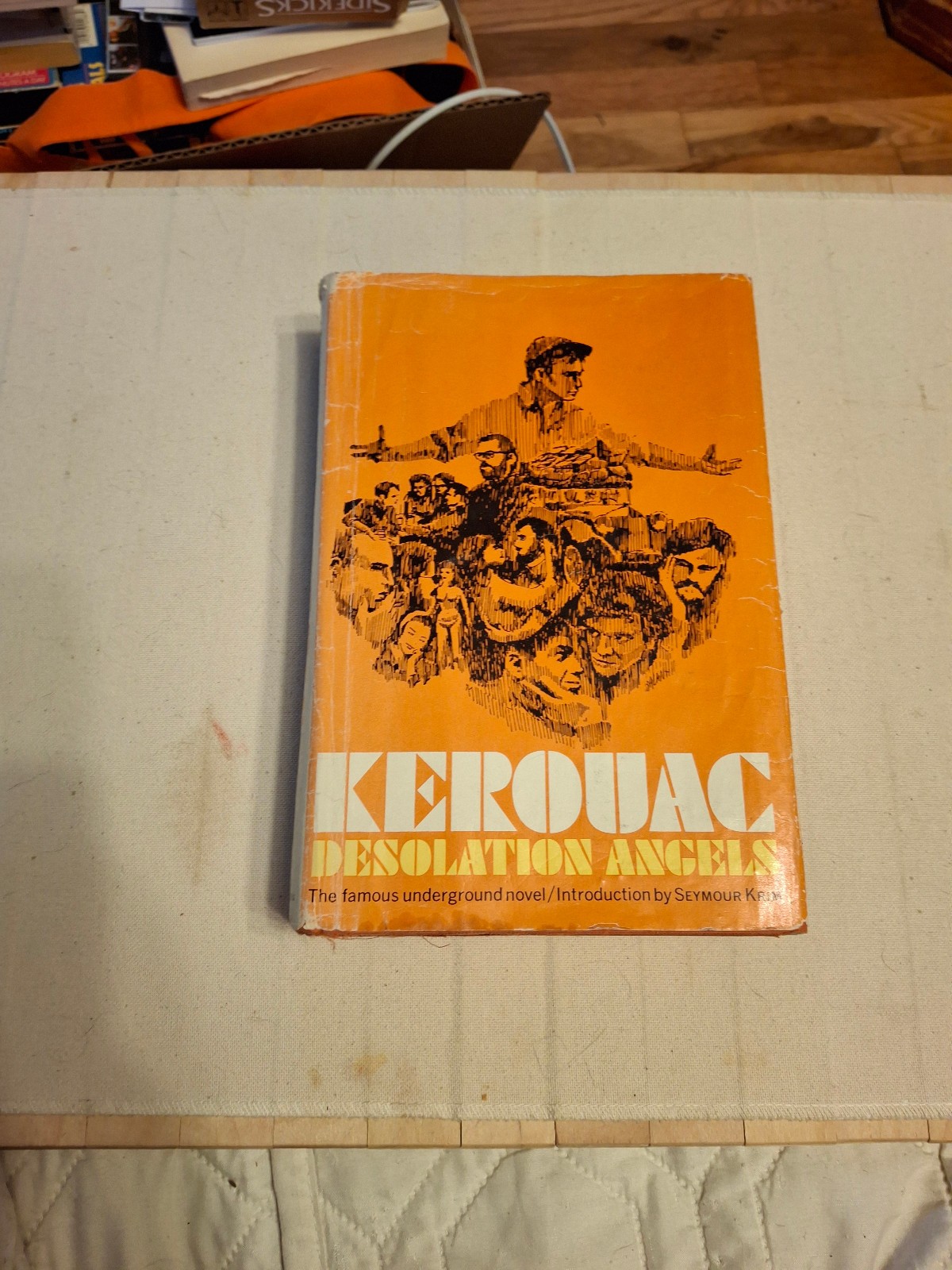 Jack Kerouac DESOLATION ANGELS Ex-Library 1965 HC DJ 1st Edition Beatnik
