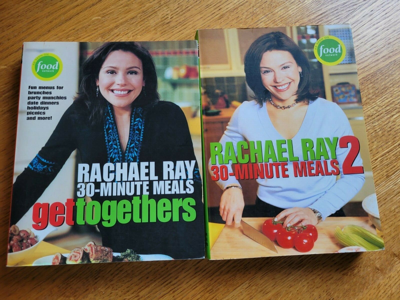 Lot Of 2 Rachael Ray 30-minute Meals Cookbooks 1st 2nd 247 and 243 pages