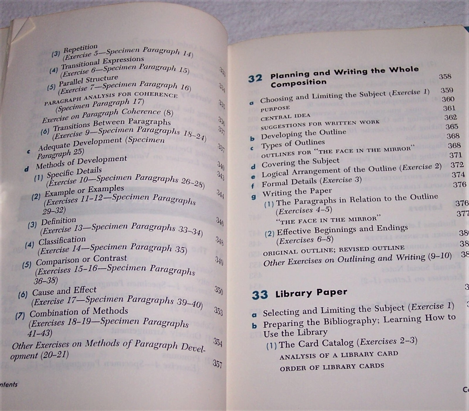 Vtg. Harbrace College Handbook 5th Edition Vintage 1962 John Hodges Mary Whitten