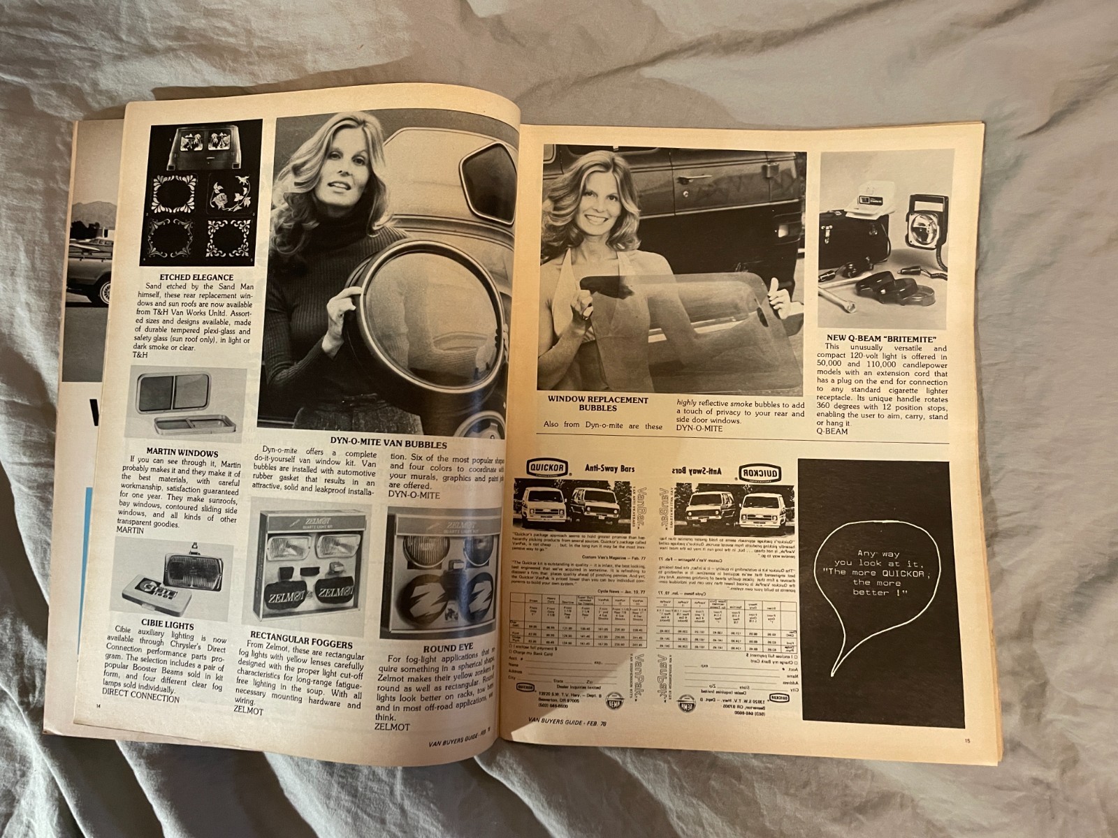 Van World Buyer’s Guide Magazine February 1978 Grilles Spoilers Windows Sunroofs