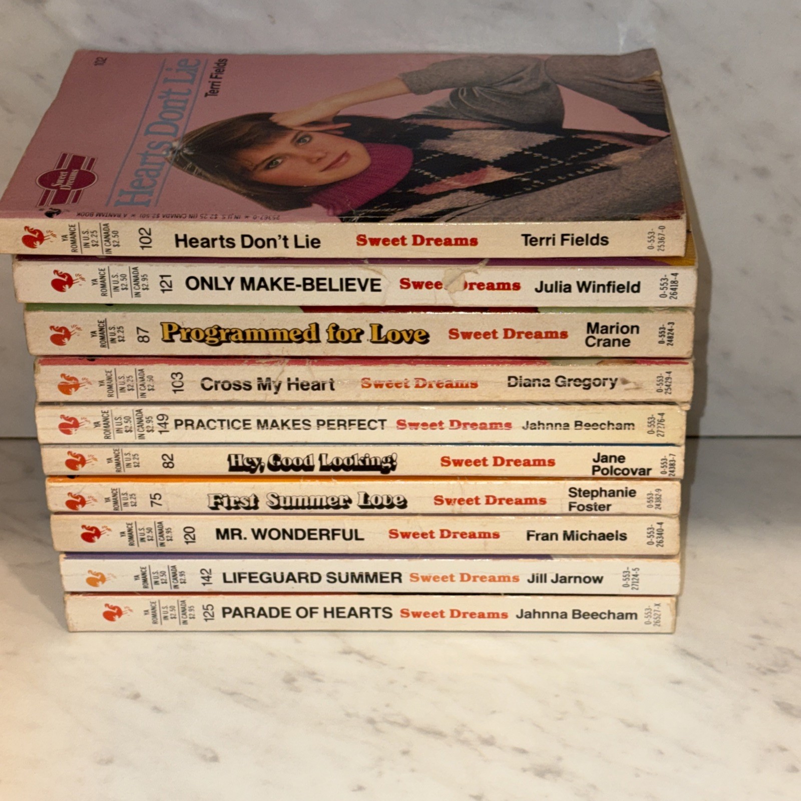 1980’s Sweet Dreams Vintage Paperback Books Young Teens Reading 10 In Lot