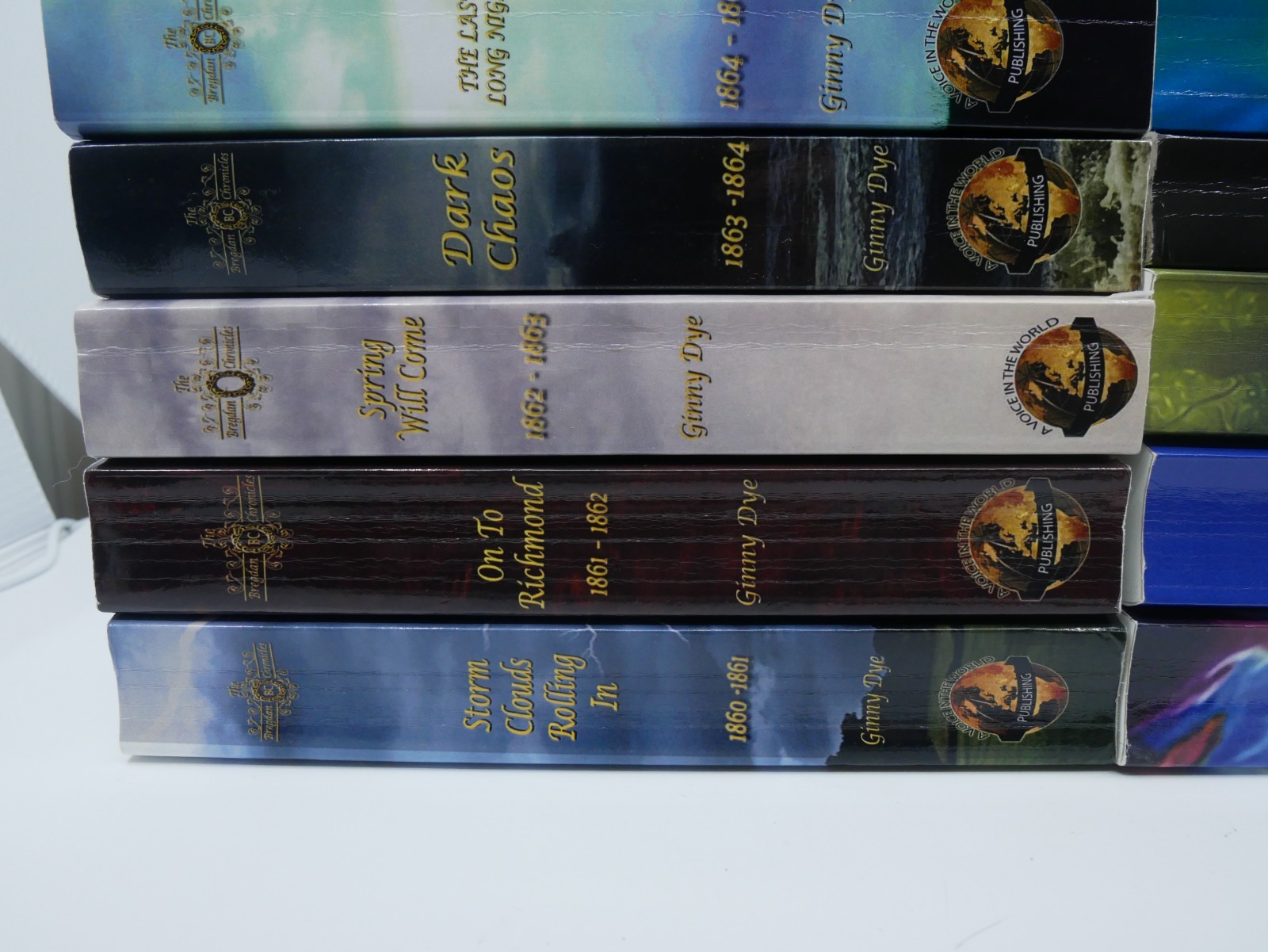 The BREGDAN CHRONICLES Ginny Dye Civil War Saga Paperback Lot 1-20 Complete