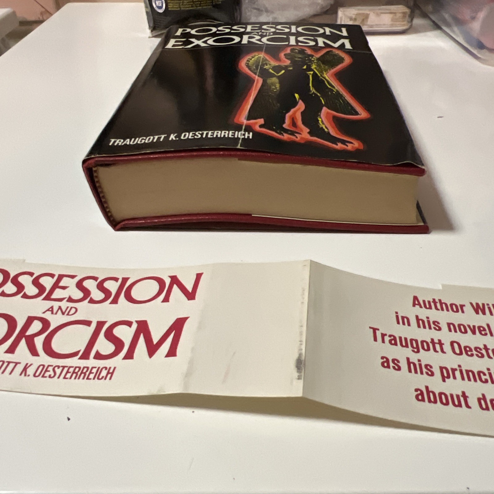 POSSESSION AND EXORCISM – Traugott K Oesterreich ( HC/DJ 1974) First Edition