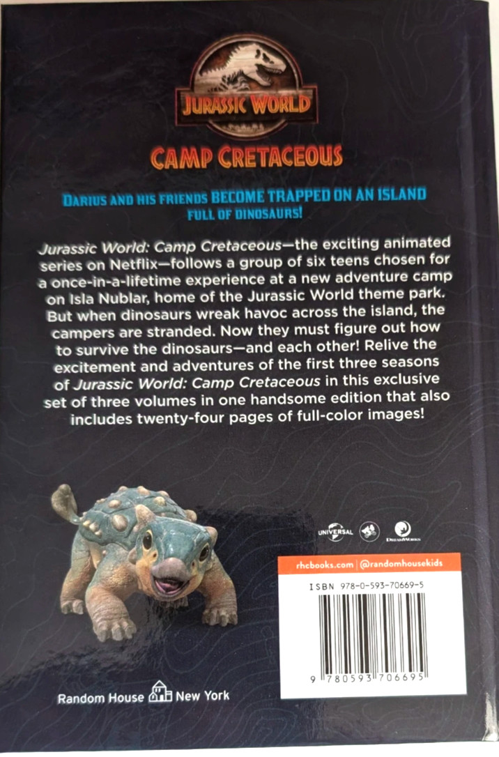 Jurassic World Camp Cretaceous NEW Hardcover Volumes 1, 2, and 3 Netflix Series