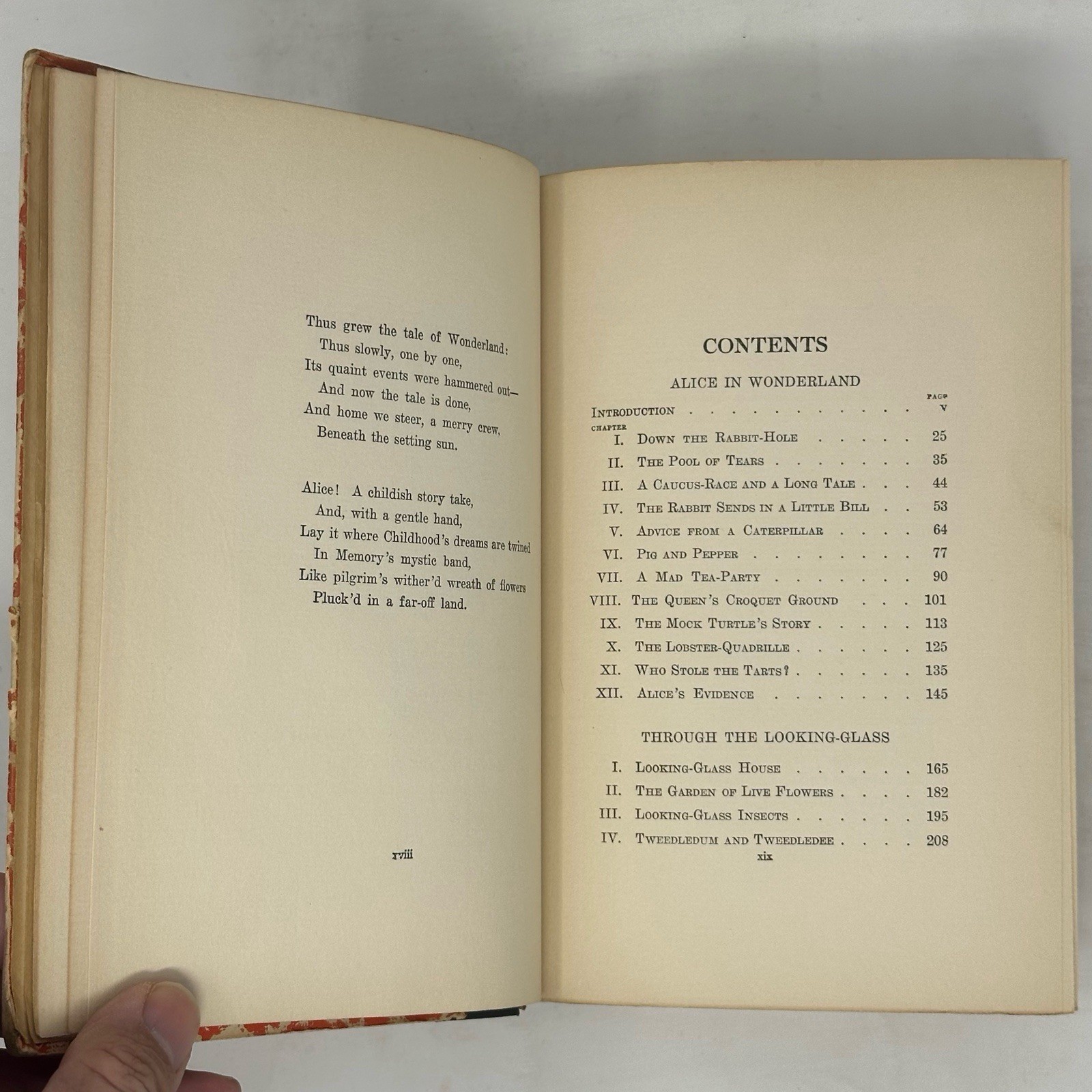 Alice’s Adventures in Wonderland Through the Looking-Glass Snark 1925 HC